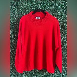 Vintage Classic Essentials Wm L Sweater Red Size 22W